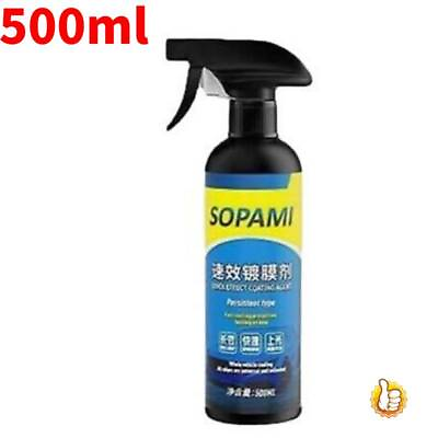 #ad 500ML Sopami Car Coating SprayProtection Quick Car Wax Polish forCar Moto $16.21