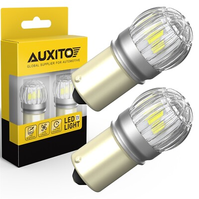 #ad 1156 7506 LED White Reverse Backup Light Bulbs 6000K Bright Canbus Error Free 2x $13.99