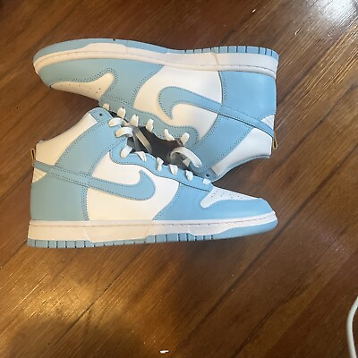 #ad Size 10 Nike Dunk High Blue Chill $90.00