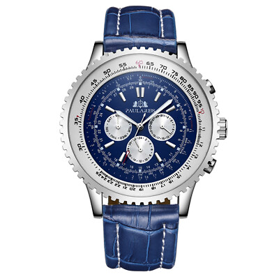 Men#x27;s Automatic Mechanical Watch Multifunctional Luminous Business Fashion Watch GBP 41.47