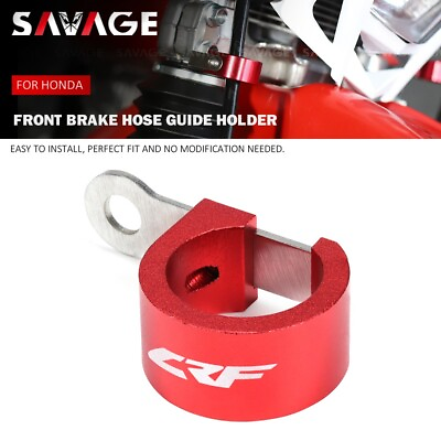 #ad Front Brake Hose Guide Holder For HONDA CRF450R RX CRF250R L CRF150R 2023 $7.91