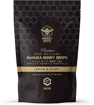 #ad Manuka Honey Drops UMF 15 MGO 514 amp; Propolis Drops Made in New Zealand – Nat $17.06