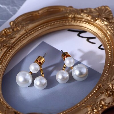 #ad Kate Spade Simplicity Pearl Fashion White Earrings $32.03