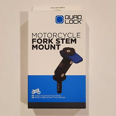 #ad #ad QUAD LOCK Motorcycle Moto Fork Stem Mount NEW IN BOX FREE SHIPPING $46.00