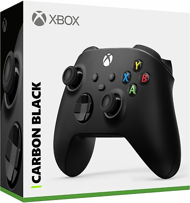 Microsoft Xbox One Wireless Controller Series X S Win10 QAT 00001 Carbon Black $43.90