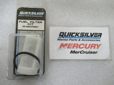 #ad E94 Mercury Quicksilver 35 896375Q01 Fuel Filter Kit OEM New Factory Boat Parts $13.20