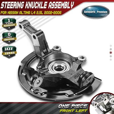 #ad Front LH Steering Knuckleamp;Wheel Hub Bearing Assembly for Nissan Altima 2002 2006 $85.99