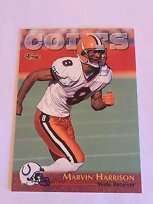 #ad Marvin Harrison 1996 Classic Base #88 Rookie Colts $1.75