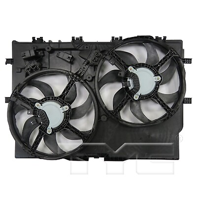 #ad Dual Radiator and Condenser Fan TYC For 2014 2019 Ram ProMaster 3500 3.6L $239.44