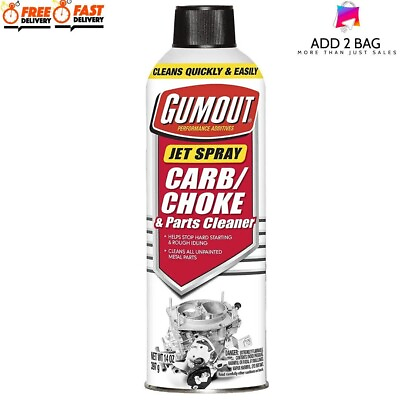 #ad Gumout Carb And Choke Carburetor Cleaner 14 Oz. Cleans Metal Engine Parts Spray* $5.79