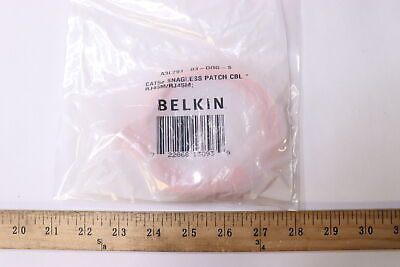 #ad Belkin CAT5E Network Cable Orange 3 ft A3L791 03 ORG S $5.25