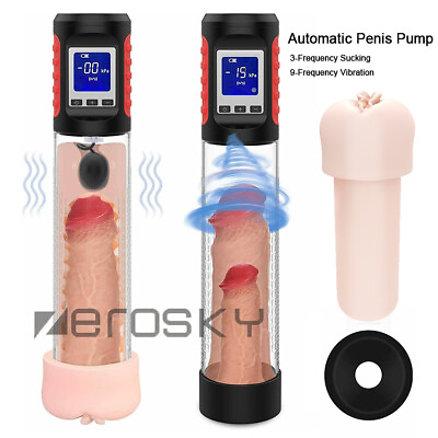 #ad Automatic Penis Pump Electric Penis Enlarger Vacuum Male Performance Enhancement $52.24