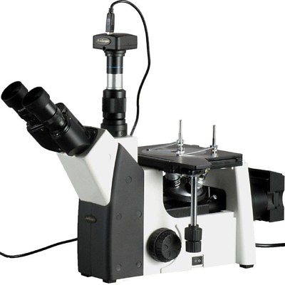 #ad Amscope 50X 1250X Inverted Trinocular Metallurgical Microscope 18MP Camera $2287.99