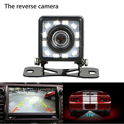 #ad CMOS Car Rear View Backup Camera Reverse 170° HD Night Vision Waterproof CAM Kit $5.89