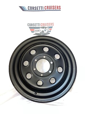 #ad Pro Comp Wheels 97 Series 8x15 Flat Black Rim ALL 4 $200.00