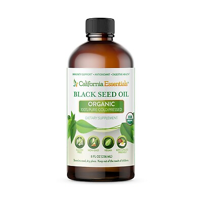 California Essential Organic Black Seed Oil liquid 8oz $19.95