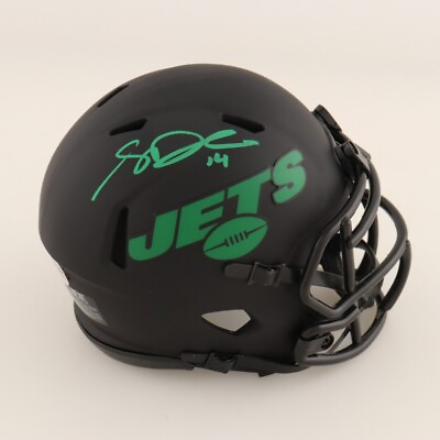 #ad Sam Darnold Signed New York Jets Mini Helmet w COA $89.40