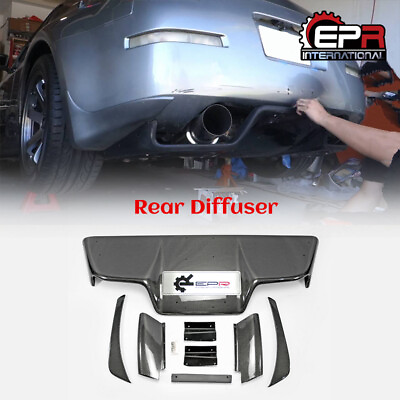 #ad for Nissan 03 08 350z Z33 Infiniti G35 Coupe JDM TS Style Carbon Rear Diffuser $1224.72